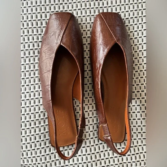 NWOT sling back flats - Picture 2 of 3